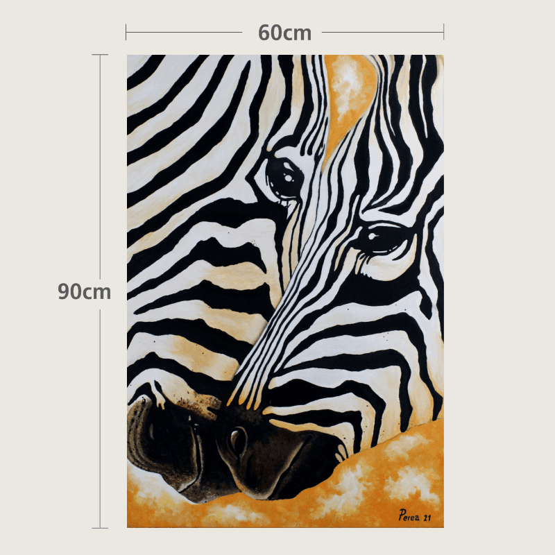 Zebras, Pop Art by Pedro Perea